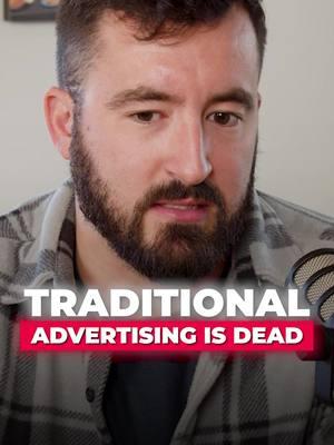 Traditional advertising is dead. #advertising #media #newmedia #influencers #digitalhospitality #digitaladvertising