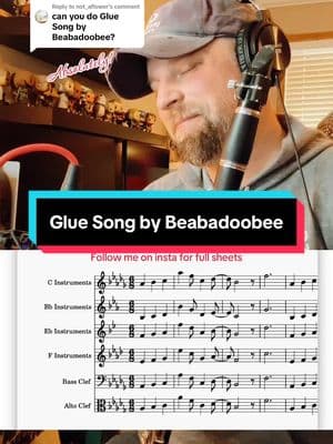 Replying to @not_aflower For full sheets, just find me on insta. 🫶 Learn to play “Glue Song” by Beabadoobee #gluesong #beabadoobee #solo #coversong #flute #oboe #clarinet #bassclarinet #saxophone #altosax #sax #bassoon #frenchhorn #trombone #violin #viola #cello #orchestra #band #bandkids