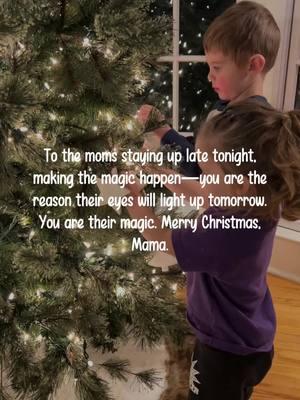 Here’s to the moms staying up late, wrapping, stuffing, and creating magic. The ones who make the holidays unforgettable, even when they’re running on coffee and love. You’re the real MVPs of Christmas. ❤️🎄 Tag a mom you admire and remind her she’s magic. ✨ #MerryChristmasMama #MomLife #ChristmasMagic #MomTruths #ParentingWin #HolidayHustle #MakingMemories #BusyMomLife #RealMomMoments #ChristmasEveTraditions #MomLove #TheHeartOfChristmas #MagicMakers #MomSupport #ChristmasWithKids