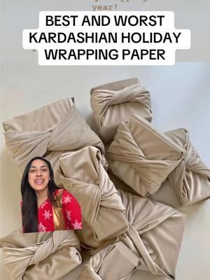 favorite wrapping paper? #kardashians #christmas #jenner #popculture 