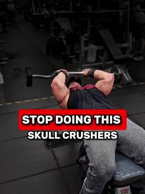 ⚠️How to Elevate Your Arm Day with Barbell Skull Crushers! 🏋️‍♂️💪 Step up your tricep game with a technique tweak that changes everything! By drawing your arms back and letting the barbell journey beyond just the back of your head, experience a stretch and contraction that's nothing short of revolutionary for tricep workouts, strength training exercises, and muscle building. **Why This Move Rocks:** - **Tricep Workouts**: Specifically targets the triceps for unmatched growth. - **Strength Training**: Elevates your overall upper body sculpting routine. - **Muscle Building**: Amplifies muscle definition and power. 👀 Watch now for a complete guide on perfecting Barbell Skull Crushers. Whether you're into gym workouts, home gym exercises, or just looking for effective arm exercises, this reel has got you covered. Equip yourself with the knowledge to execute skull crushers flawlessly, enhancing your arm strengthening techniques and pushing your upper body workouts beyond limits. #tricepsworkout #armstrengthening #upperbodysculpting #TricepMuscleBuilding #gymworkoutroutines #fitnesstrainingtips #bodybuildingtechnique #formandtechnique #workouttips #workoutsforbeginners #GymTok #gymtiktok #didyouknow #tiktokhumanitiescampaign  Dive into the reel, refine your approach, and witness your triceps transform with every rep. Let's make every workout count! How to Barbell Skull Crushers Tricep Workouts Strength Training Exercises Upper Body Sculpting Arm Strengthening Techniques Tricep Muscle Building Effective Arm Exercises Gym Workout Routines Fitness Training Tips Home Gym Exercises Weightlifting for Triceps Bodybuilding Techniques Advanced Tricep Movements Workout Form and Techniques Progressive Overload Strategies