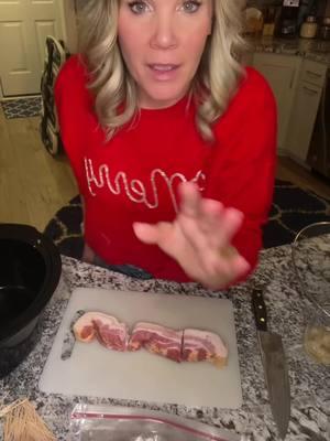 This will EASY app will BLOW YOUR MIND!! 🤯🤯 1 hour on High - 3 hours on LOW - 1 hour on HIGH - the PERFECTLY BACON WRAPPED WIENIE! 🤣  #creatorsearchinsights #viralrecipe #giddyupbitches #app #crockpot #baconwrapped #lilsmokies @Hillshire Farm #easyappetizers #tailgate #football 