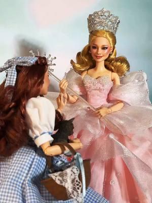 If only Dorothy knew what happened before she came to OZ lol  #wicked #wizardofoz #glindadoll #glinda #dorothy #customdoll #barbie #mattel 