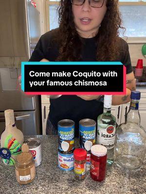 Come make Coquito with your favorite Chismosa #coquito #christmas #puertorico #puertorico🇵🇷 #chismosa #bacardi #coco #coconut#holidaydrink #holidayrecipe #christmasdrink #christmas 