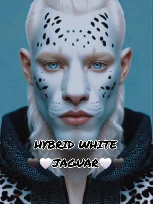 HYBRID WHITE JAGUAR 🖤🤍 #hybridwhitejaguar🖤🤍 #hybrid #jaguar #whitejaguar #hybridcat #humanoid #filter #filtro #aifilter #fyp #fypシ #foryoupage #effectbymrvic007ai 