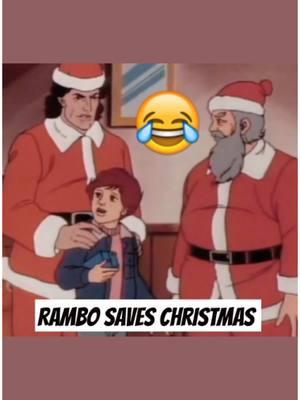 What did you guys think of when Rambo saved Christmas on Rambo: The Force of Freedom? #rambo #johnrambo #animatedseries #santa #santaclaus #christmas #eighties #80s #80scartoons #80snostalgia #saturdaycartoons #saturdaymorningcartoons #easteregg #spoiler