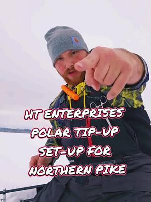 HT Enterprises Polar Tip-Up Set up With a Plum Creek Custom Tackle Quick Strike Rig.. #fyp #icefishing #fishing #wisco3 #hardwater #hardwaterfishing #htenterprises #pike #northernpike #icefishinglife @HT Enterprises Inc @Plum Creek Custom Tackle 