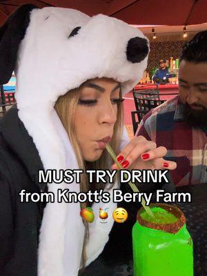 Where my margarita mamis at? This is a 10/10. Snoopy got me vibing 😭😂😭😂 #knottsberryfarm #knottsmargarita #mangomargarita #knottsberryfarm2024 #knottsberrydrinks  @G #knottsmerryfarm 