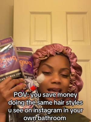 Yesssss girlirs donur hair urself #fup #hal #purplepackhair #quickweavetutorial 