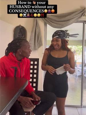 How to 👋🏽 your HUSBAND without any CONSEQUENCES😳🙅🏽‍♀️😡🤣☠️🤦🏽‍♀️💃🏽😬🤣‼️ @Chambahmusic #dellyfever #jamaicatiktok #jamaicantiktok #couple #couplegoals #couplecomdey #fyp #fypシ #viralvideo #viraltiktok 