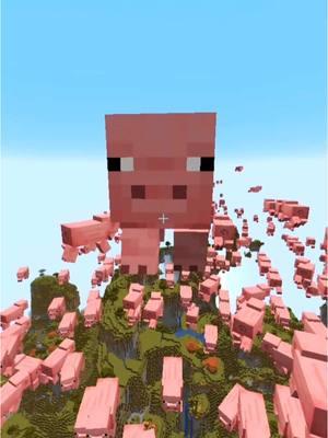 RIP to my pig farm #Minecraft #minecrafter #minecraftmemes 