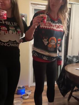 When you let your sister do the toast #cheers #shot #joke #family #fyp #christmas