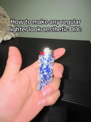 Step by step how to make your lighter an accesory #fashion #DIY #accesory #aesthetic 