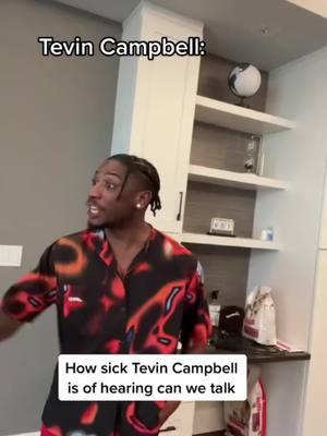 Tevin been sick of it bruh 😂😂 #tevincampbell #canwetalk #90srnb