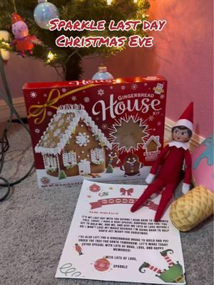 Christmas Eve, she’s gone tomorrow, Mia is sad but Mami and Daddy are sooooooooo Happyyyyyyyy #elfontheshelf #christmas #christmas2024 #goodby #elf 