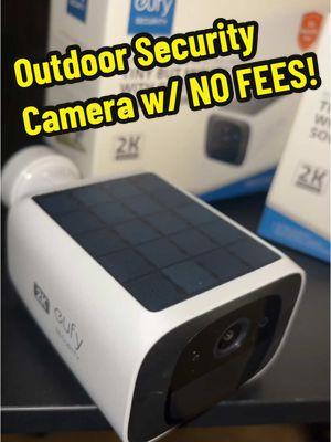 By far the best outdoor security camera you can buy! #securitycamera #surveillance #outdoorcamera #homesecurity #solarpowercamera #tiktokshopfinds  