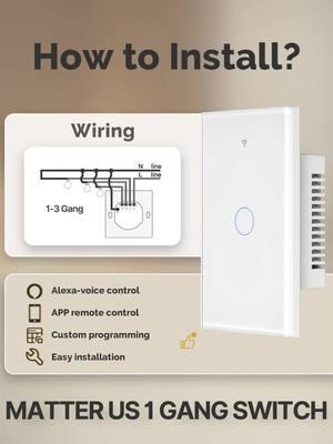 Control Your Home with Ease: The American Smart Wall Switch That Makes Life Simple!#EasyHomeControl #SmartSwitch #LightingSolutions #AmericanSmartSwitch #HomeAutomation #SmartLiving