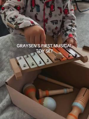 HOW CUTE IS THIS🤍 #montessoritoys #boymom #toddlermom #motherhood #MomsofTikTok #toddlersoftiktok #musicaltoys #workingmom #collegemom #christmas #christmasgifts #christmas2024 