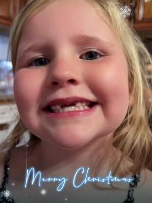 She lost her front teeth right before Christmas! #twofrontteeth #alliwantforchristmas @Brittany Skiles @Dustin Skiles 