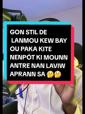 SE PA TOUT MOUNN POUW KITE RANTRE NAN LAVIW #haitian #fypp #haitiancomedy #haitianamerican  #ontikozeakpeace #trendings #ffff  #ayiticherie509 #ayisyentiktok🇭🇹 #f  #caribbeantiktokeurs #konpalove # #pourtoi #pouou #CupsheChallenge 