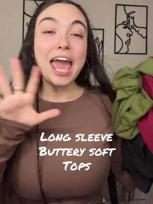 Long Sleeve Buttery Soft Shirts😍 must haves!!👀 #longsleeveshirt #shirts #longsleeve #butterysofttops #winterfinds #winterfashion #fallfashion #tiktokshopdeals #tiktokshopfinds 