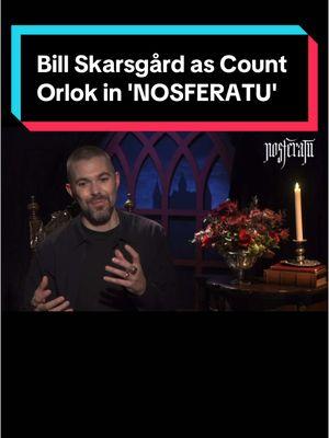 It wasn't Bill Skarsgård's physical transformation that surprised director Robert Eggers on #Nosferatu, but something he brought to his character, Count Orlok, in his performance. 🎬: @focusfeatures  #lilyrosedepp #emmacorrin #nicolashoult #roberteggers #horrortiktok #horrortok #vampire #fyp #willemdafoe #emmacorrin #billskarsgård #hauntedtiktok #haunted #gothic #fyp #christmas #christmastiktok 