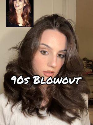 Replying to @Becky 🦆 and yes I know a blowout requires a hair dryer but sometimes a curling iron gets the job done Becky ❤️ #90sthrowback #90shair #90sblowout #voluminoushair 