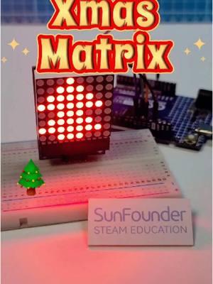 Light up your Christmas with Arduino! 🎄✨   #DIY #arduino #electronics #STEMTok #sunfounder #maker  #arduinobeginner