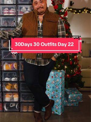 #30days30Outfits Day 22 - I call this Cowboy Christmas Eve! 🎅🏼🤠 | | #menswear #mensfashion #grwm #fashiontiktok #OOTD #wiwt 