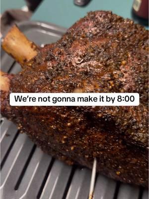 Christmas prime rib is running late! #christmas #christmasdinner #primerib #smoker #bbq #DIY #christmasrecipe #diyfood #Recipe #howto