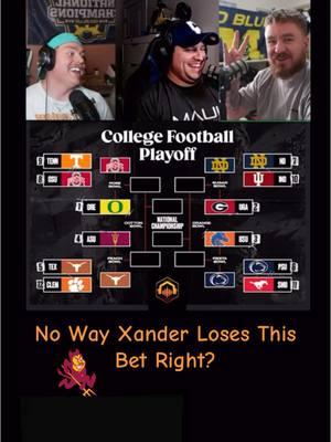 Xander has said that if Arizona State wins the natty, he is getting A Sparky Tattoo #fyp #fypシ #sportstiktok #TikTok #Sparky #ArizonaState #ASU #CFP #peachbowl #Texas #HookEm #ForksUp #Tattoo #Bet #collegefootballplayoff #NationalChampionship #Prediction #fypシ゚viral #fypage 