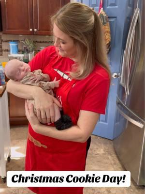 One of my favorite family traditions. I’ll have to make my new niece an apron for next year! ♥️ 🍪 ♥️ #cookietok #cookietiktok #christmascookies #christmasbaking #familytradition #christmastraditions 