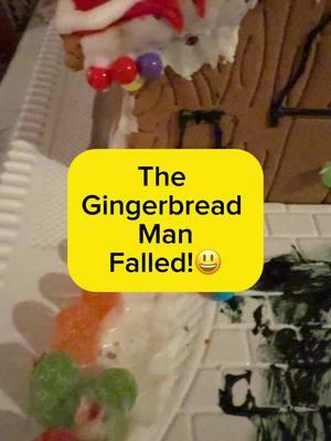 He has fallen , help!!! #GingerbreadMan #HolidayCookies #festivetreats 