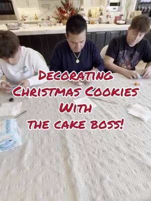 Decorating Christmas Cookies with the Cake Boss Fam! #buddyvalastro #christmas #cakeboss Carlos bakery cake boss buddy valastro buddy v  buddy valastro