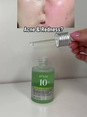 Anua Azelaic Acid Serum for redness & acne💚✨ @Anua Store US  #anua #AnuaNewArrivals #anuaazelaicacidserum #azelaicacid #azelaicacidserum #redness #acne #sensitiveskin #kbeauty #glassskin #glassskinroutine #koreanskincare #koreanskincareproducts #koreanskincareroutine #koreanserum #rosacea #irritatedskin #TikTokShopNewArrivals