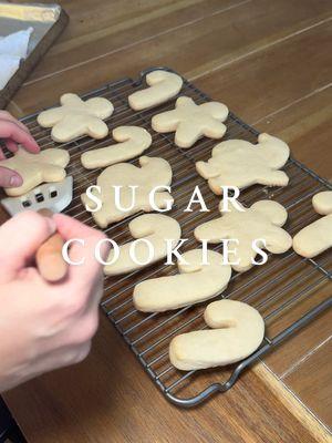 Merry Christmas Eve, I have been baking all day with the kiddos. Here’s a quick sugar cookie recipe that is simple to make!  Recipe: 3 cups flour 1/2 tsp salt 2 tsp baking powder 1 egg 1 tsp vanilla extract 1 C sugar 1 C softened butter  Bake 350 for 6-8 min #motherhood #relatablemom #baking #sugarcookies #bakewithus #christmasbaking 