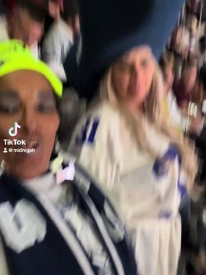 ME & MY FRIEND DONNA ENJOYING THE GAME! It’s just how the surprises keep coming. I got to the city of Dallas and I was told I’m going to the Dallas Cowboys Game! Well, that’s a mighty good surprise…it’s just be my new found family and family for me…TIS THE SEASON AND I’M HAVING A JOLLY ONE ALREADY!🏈🙌🏽💙🤣🎁  #dallascowboys #cowboylover #surprise #gift #thatsawin #cowboysnation #dc4l #tik_tok #foryourpage #tiktokindia #for_you 