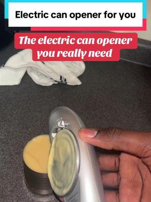 Cooking lover this a game changer for y’all!! #cookingtiktok #kitchengadgets #electriccanopener #canopener #TikTokShop #ttshop 