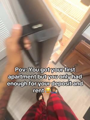 Aye it is what it is 😂😂 I’ll furnish this mfer as I go🤣🤣  #fyp #fypシ #firstapartment #vacant #viralvideo #awinisawin #fypage #explorepage 