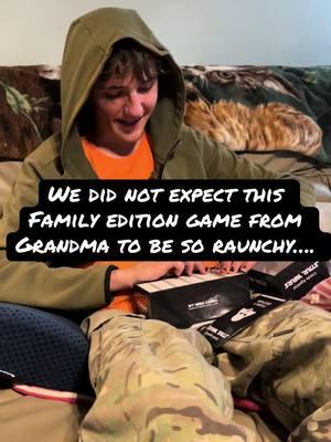 We were shocked when sweet grandma gifted Jack what she thought was a regular star wars game. She didn’t know it was so naughty/raunchy 😂 @Star Wars this is the second year in a row that we caught a crazy #starwars moment! #cardsagainststarwars #giftsgonewrong #funnygift #shooketh #christmasgifttok 