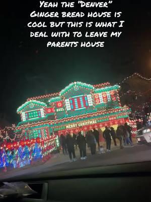 People still live here, please be respectful #gingerbreadhouse #denver #colorado #denvercolorado #ginger #gingerbread #denvergingerbreadhouse #lights #houselights #christmas #christmaslights 