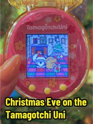 It’s Christmas Eve & a special visitor just appeared in my Tamagotchi Uni… 👀🎅🎄🎁❄️💚❤️ #tamagotchi #tamagotchiuni #tamagotchicollection #tamagotchicollectors #たまごっち #たまごっちユニ #christmas 