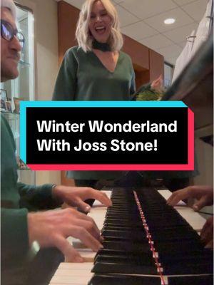 Winter Wonderland - in person duet with @JossStone - from 2022! #winterwonderland #jossstone #holidaymusic #christmassong #throwback 