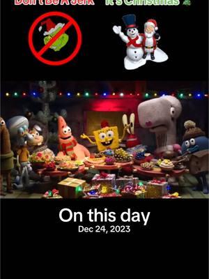 #onthisday #fyp #unlockingyourmemory #childhoodmemories #1999 #nickelodeon #spongebobsquarepants #25thanniversary #spongebob25thanniversary #2012 #christmasepisode #christmasspecial #itsaspongebobchristmas #singalong #dontbeajerk #merrychristmas2024 