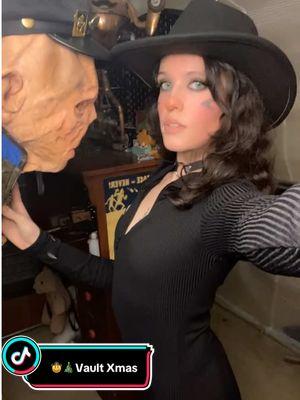 Happy Holidays everyone! Don’t forget to drink some Nuka Cola for me….I’m grateful for everyone! And in case I don’t see ya.. Good afternoon good evening and goodnight🤠🤠☢️👍🏻🎄🎄🖤 #fyp #fypシ #fallout4 #fallout3 #falloutcosplayer #goth #vaultlife #vanessavault111 #bethesda #cosplayer #vaultgirl #bethesda #ghoulfallout #falloutghoul #vault #lucyirl #lucyedit #cowboyhat #codsworth #falloutirl #falloutmemes #fallouttok #fyyy #facetattoos #berserktattoo #falloutcosplayer #falloutnewvegas #falloutprops #falloutcollector 