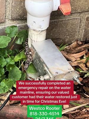 For this PVC mainline repair, I required PVC pipe tracing, and the only company that provides this service is Just Leak Detection. Fortunately, Avo from Just Leak Detection was able to come out immediately and trace the pipe using a PVC pipe knocker tool. With his assistance, I replaced approximately 20 feet of damaged PVC pipe with copper pipe. Copper pipe has a lifespan of 50 years, while PVC pipe typically has a service life of only 15 years. Need a plumber? Got plumbing questions?  🚰💪 Contact Westco Rooter for all your plumbing needs! 818-330-4514 🚿Plumbing repairs 🚽Trenchless sewer replacement  🚰Water damage mitigation #ModernPlumbing #PlumbingLife #PlumbingTools  #PlumbingVideos #Plumbers  #Plumber #SanFernandoValley  #WestcoRooter   #PVCRepair #WaterMainline  #LeakDetection #Plumbing  #EmergencyRepair #CopperPipe  #HomeImprovement  #PipeTracing #WaterRestoration  #PlumberLife  #HomeMaintenance  #Construction #DIYPlumbing  #PlumbingServices #HomeRepairs #WaterService #PipeReplacement #HolidayReady #CustomerService #ReliablePlumber