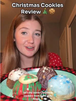 merry christmas!! 🎄❄️☃️ trying christmas cookies from Bake It By Angie 🍪 @Bake It By Angie #bakeitbyangie #cookies #cookiereview #christmascookies #ubecookies #Foodie #foodies #foodreview #foodtiktok #FoodTok 