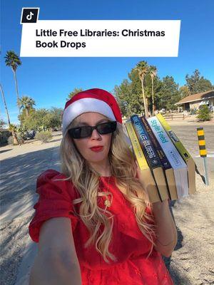 merry bookmas, Tucson! 🌵 love, your friendly neighborhood bookworm  #littlefreelibrary #littlefreelibraries #hannahlisalohr #merrybookmas #bookfluencer #tucsonaz #tucsonarizona #tucson 