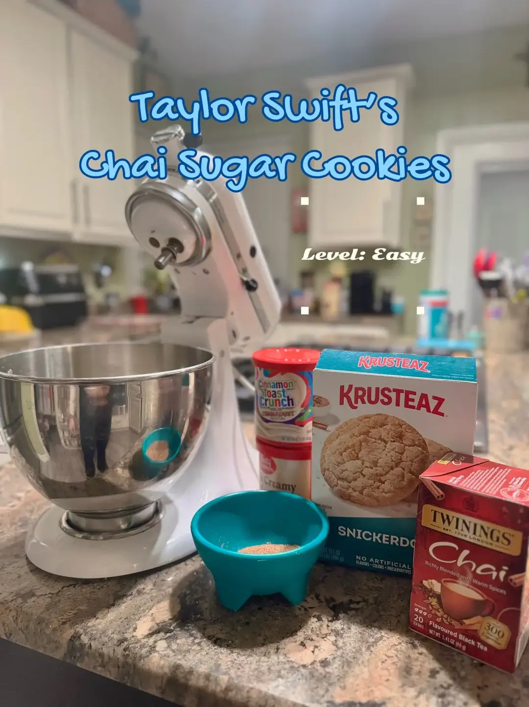 These chai sugar cookies will have you feeling Fearless in the kitchen! 🍪✨ Made easy with a boxed mix and store bought frosting—because we’re Masterminds in the kitchen. Bake them while listening to TTPD and let the magic happen. ✨ Would you try this Enchanted recipe? Speak Now in the comments!  #TaylorSwift #BakingEra #ChaiCookies #Swiftie #BakeitOff 