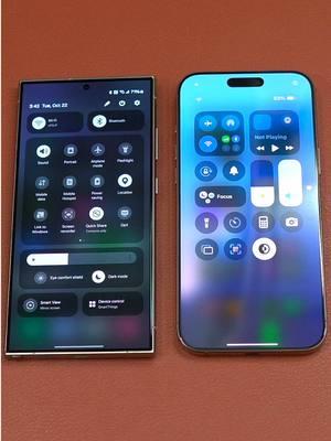 iPhone 16 Pro Max vs Galaxy S24 Ultra Dark Mode OFF #iphone16promax #galaxys24ultra #fy #fyp #s24ultra #16promax 